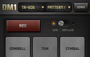 DM1 Drum machine screenshot 1