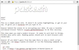 paste.sh screenshot 1
