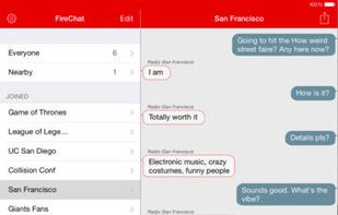 FireChat screenshot 1