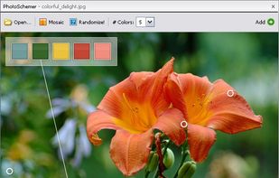 Create color schemes from a photo