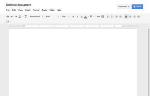 Google Docs screenshot 1
