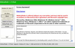 WinKeyFinder screenshot 1