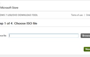 Windows 7 USB/DVD Download Tool screenshot 1