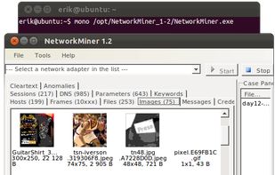 NetworkMiner running in Ubuntu with Mono Framework
