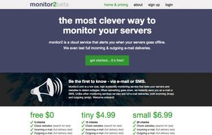 Monitor up to 500 websites/servers for each account. Free plan available.