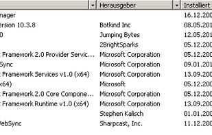 Only 6.26 MB space-demand on the harddisk