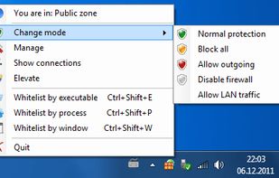 TinyWall screenshot 1