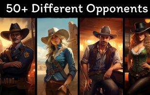 Play against more than 50 unique opponents.