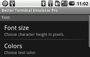 Better Terminal Emulator Pro screenshot 1