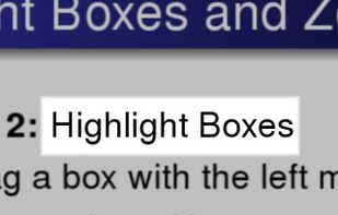 Highlight boxes