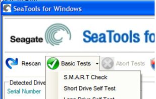 SeaTools screenshot 1