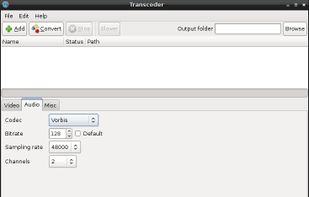 Transcoder screenshot 1