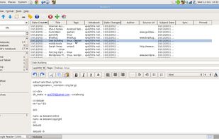 NixNote screenshot 1