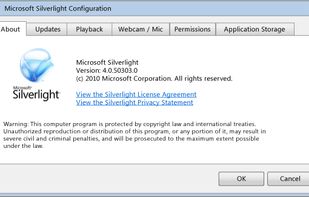 Microsoft Silverlight screenshot 1