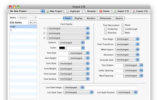 Simple CSS screenshot 1