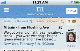 Missed Connections screenshot 1
