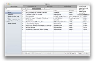 SQLight screenshot 2