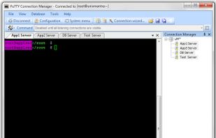 PuTTYCM screenshot 1