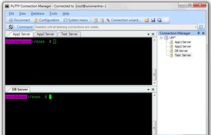 PuTTYCM screenshot 2