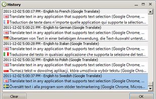 History of translations.