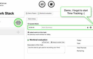WorkTrail screenshot 1