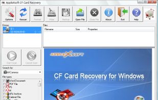 AppleXsoft CF Card Recovery screenshot 1