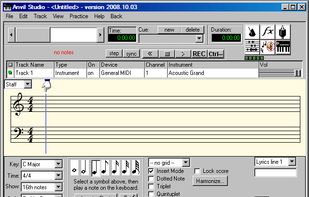 Main composing interface