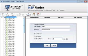 Fill the Credentials with user name and password