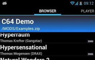 Droidsound screenshot 1