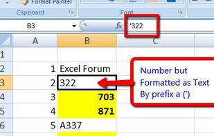 COUNT function in Excel is different from the SUM function.