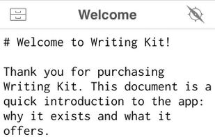 Writing Kit screenshot 1