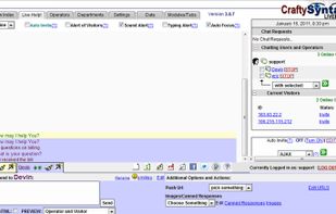 Admin backend via web browser