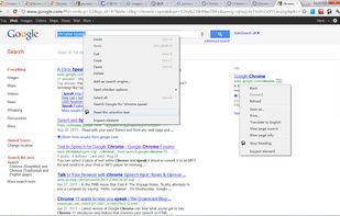 Chrome Speak screenshot 1
