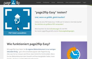 page2flip publishing solution screenshot 1