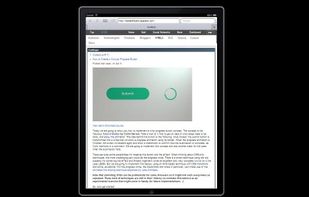 Display on ipad screen (portrait or landscape)