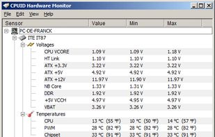 HWMonitor screenshot 1