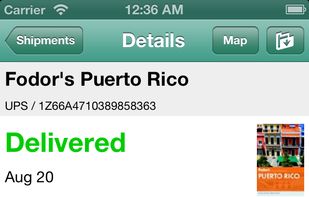 Shiprack Package Tracker screenshot 1