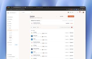 Invoice scanning — line items extracted and matched to inventory automatically