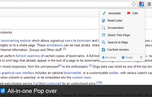Diigo Web Collector screenshot 1