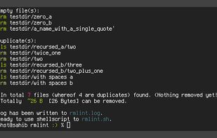 rmlint screenshot 1