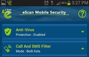 eScan Mobile Security for Android screenshot 1
