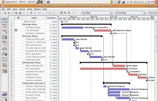 OpenProj screenshot 1