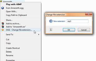 Change File Extension Shell Menu screenshot 1