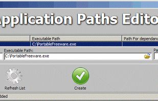 Application Paths Editor screenshot 1