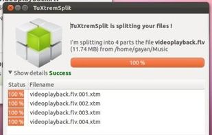 Tuxtremsplit screenshot 1