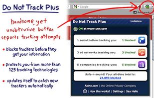 DoNotTrackMe screenshot 1