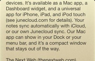 Notefile screenshot 2