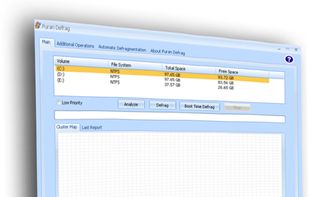 Puran Defrag screenshot 2