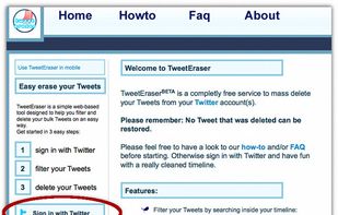 TweetEraser screenshot 1