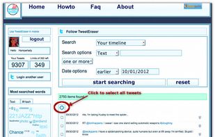 TweetEraser screenshot 2
